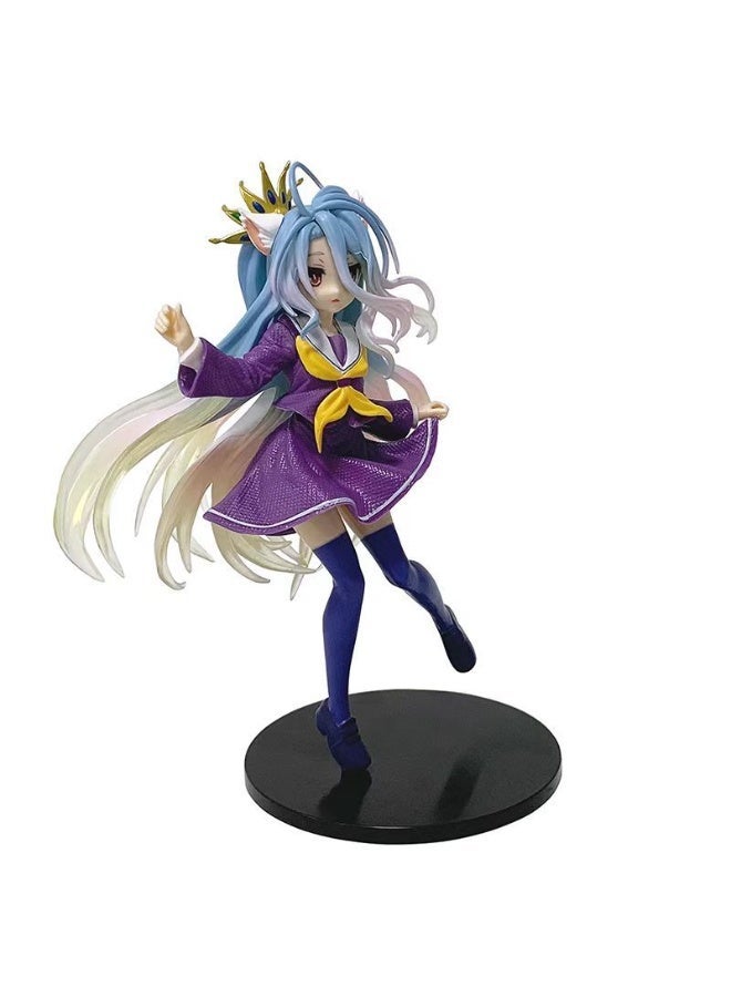 general NO GAME NO LIFE desktop decoration Shiro character model collection Decoration toys Gifts for family and FRIENDS - Image 2