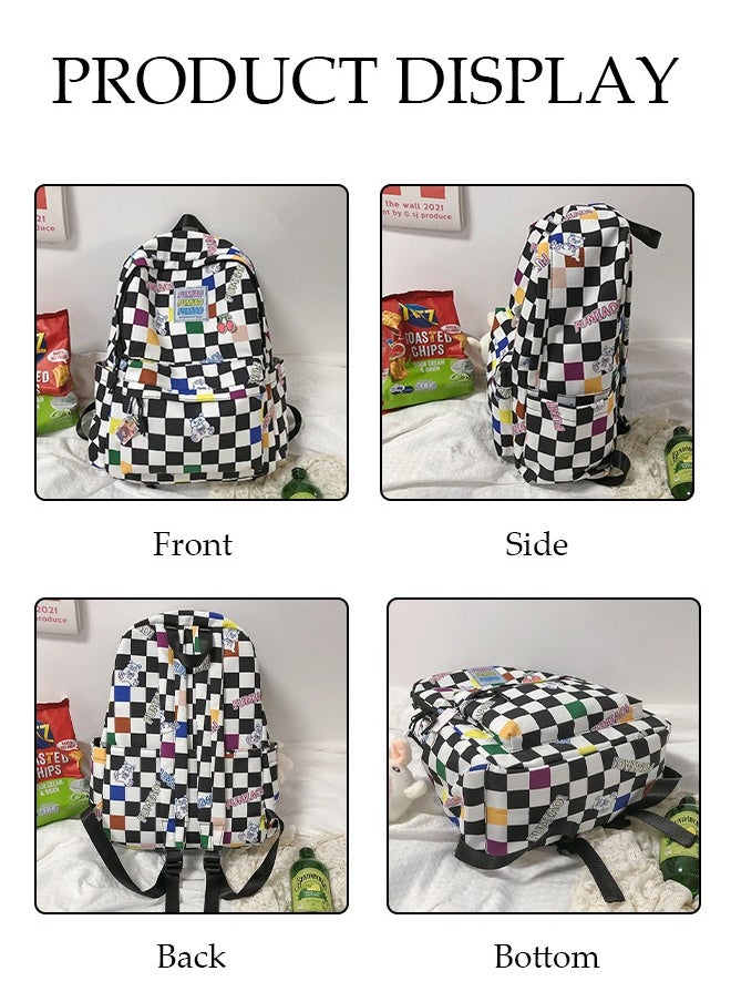 DUNISO School Backpack with Pencil Case Waterproof Book Bag with Compartments for Teen Girl Kid Students Elementary School Kids' School Bag Large Capacity  - Image 5