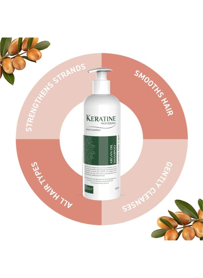 Keratine Professional Argon Oil Shampoo 500 ml  - Image 4
