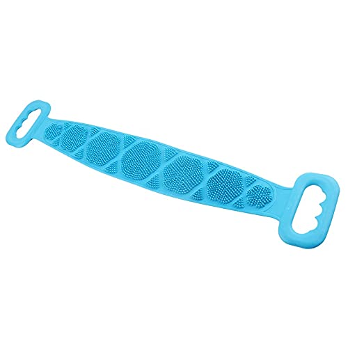 Hriman Silicone Body Back Scrubber Bath Brush Washer For Dead Skin Removal Mens Womens Double Side Brush Belt For Shower Exfoliating Belt Easy to Clean Lathers Well - Image 4
