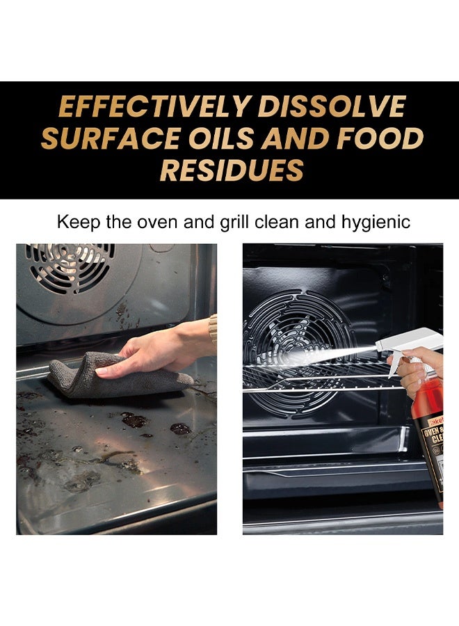 Jakehoe رذاذ منظف الفرن والشواية، ينظف ويزيل الدهون عن شبكات وطاولات الشواء، الزجاج، أسطح الطهي الخزفية، المدخنات الكهربائية والحبيبية، مزيل دهون قوي للبقع الصعبة، الطعام المحترق وتراكم الكربون، 100 مل - Image 5