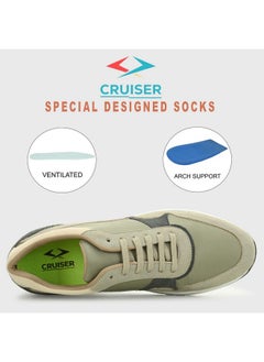 CRUISER Cruiser Men's Pace-1 Olive Sneakers_10 UK (2554-4)  - Image 5