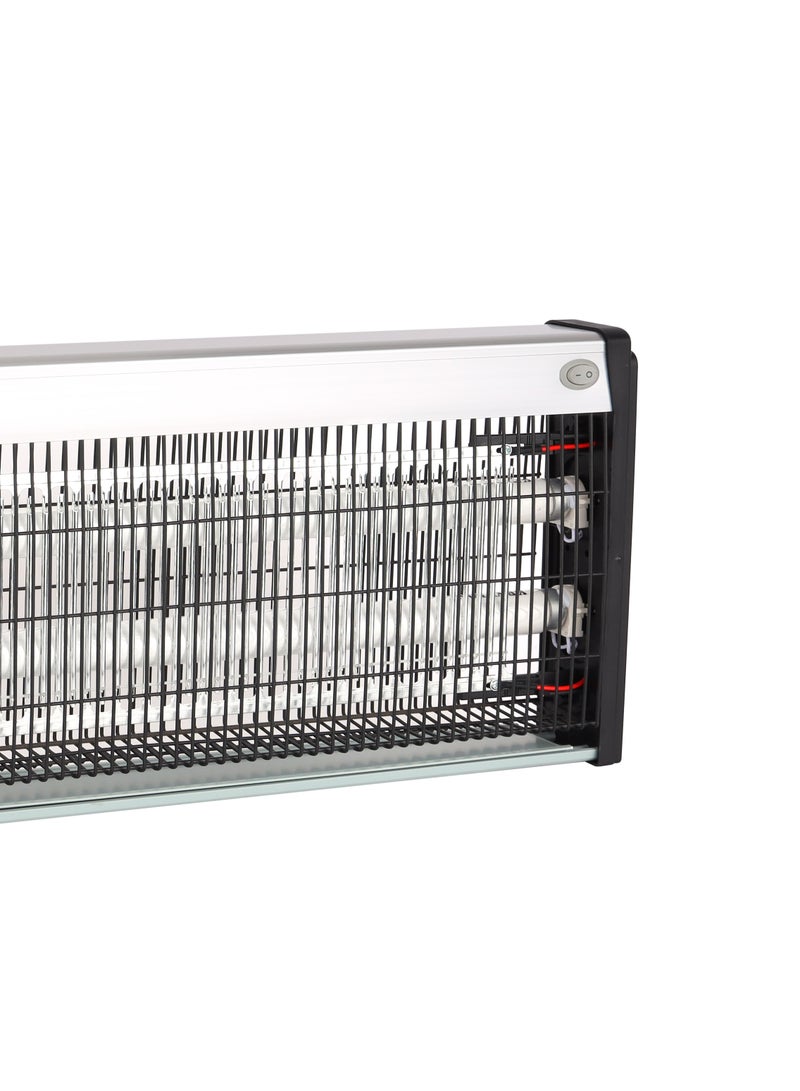 KRYPTON Krypton Electric Insect Killer- KNBK6583/ Automatic Pest and Fly Killing Machine, 2x20 W, Energy Saving/ Natural and Chemical Free, Advanced Technology with Low Power Consumption/ Suitable for Home, Office, Restaurants, Hospitals, etc./ 2 Years Warranty, Silver and Black  - Image 4