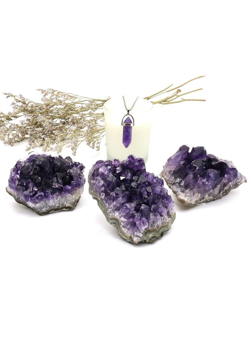 يُسلِّم بلورة الجمشت الخام، بلورة الجمشت الطبيعية العلاجية - Image 5