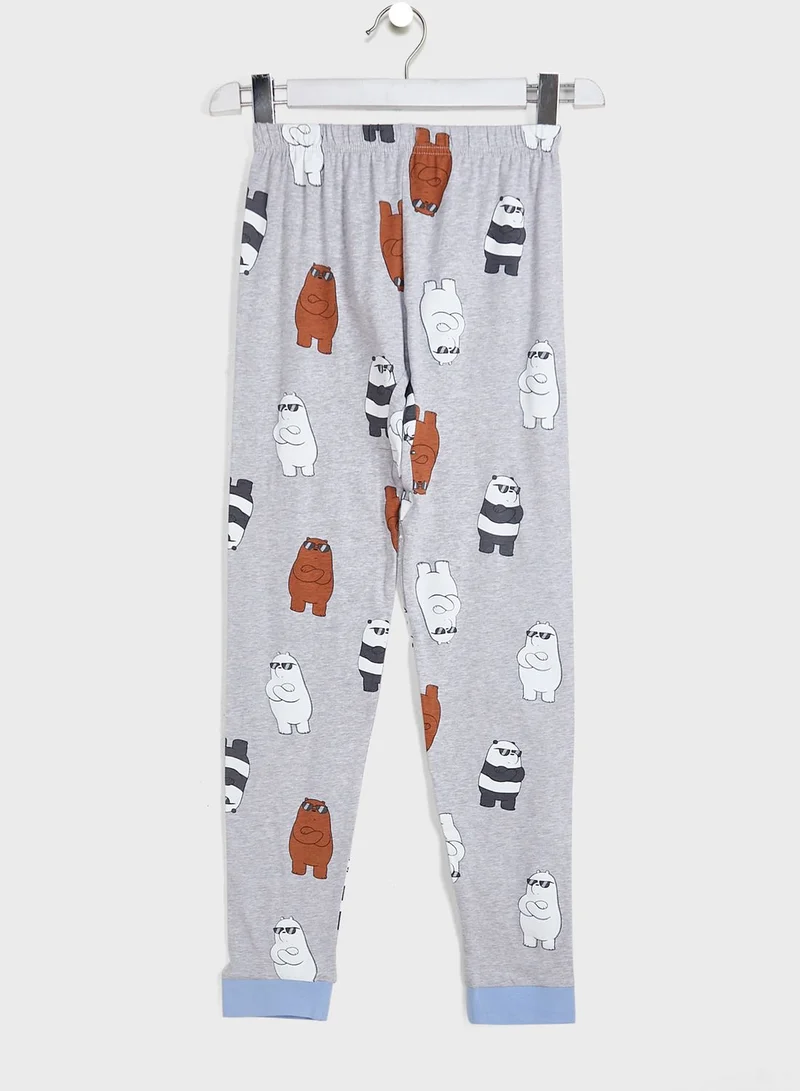 Cotton On Kids Slogan Pyjama Set
