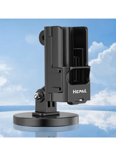 Angmei Camera Magnetic Mount Stand Extension Adapter for DJI Osmo Pocket 3 Case Holder Protective Cage Cold Shoe Light Microphone Tripod Mount Bracket Holder Handle Frame Accessories for Osmo Pocket 3  - Image 4