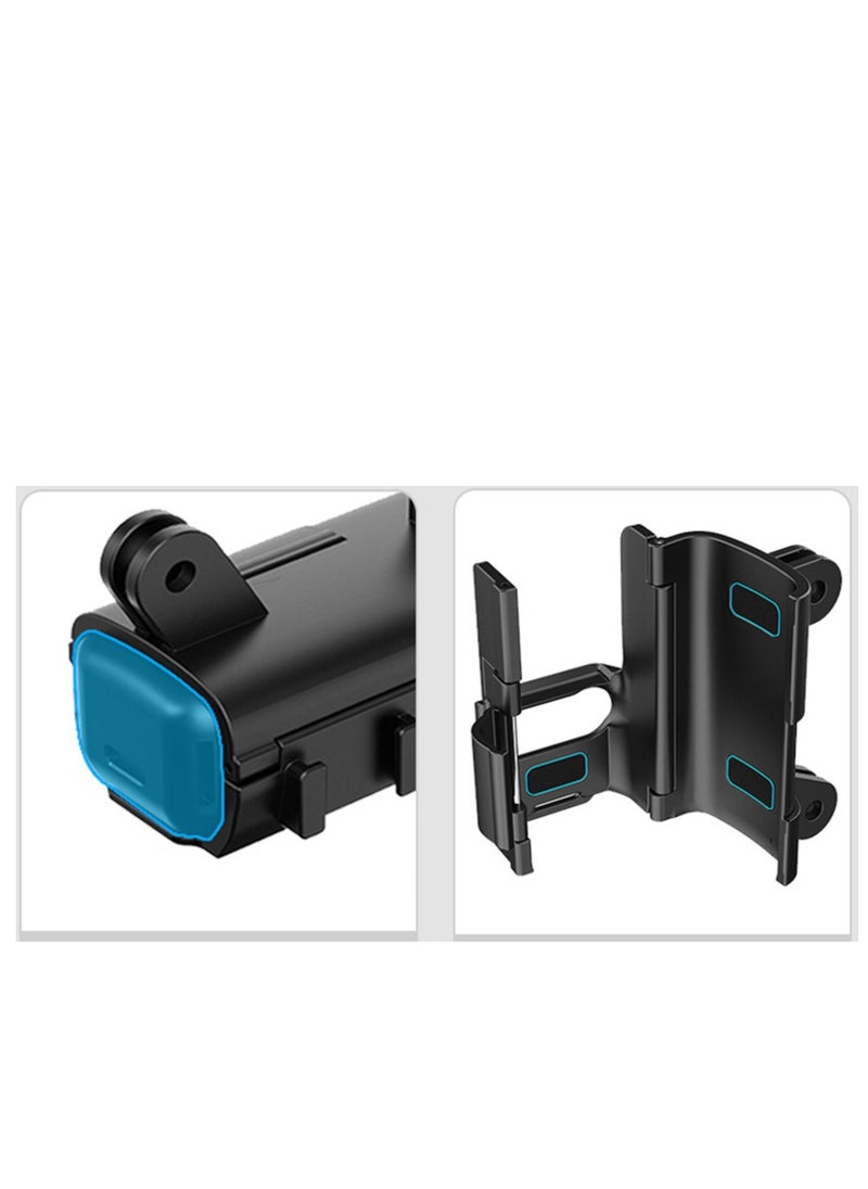 Angmei - Camera Magnetic Mount Stand Extension Adapter for DJI Osmo Pocket 3 Case Holder Protective Cage Cold Shoe Light Microphone Tripod Mount Bracket Holder Handle Frame Accessories for Osmo Pocket 3 - Image 1