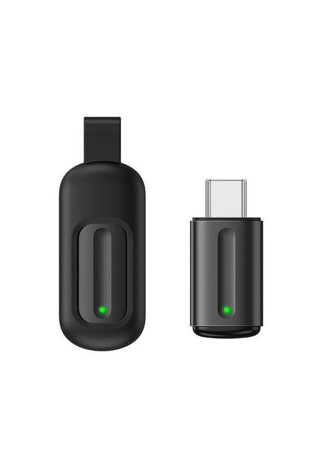 Smart IR Remote Controller for Android ,Wireless Adapter , Smartphone Infrared Controller Adapter for Using in Control Most Home Appliances (Type C, Black)
