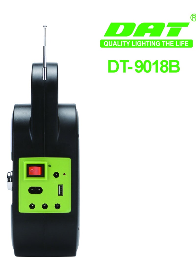DAT Portable solar lighting system DC solar mini inverter solar fm radio solar emergency light led camping light - Image 4