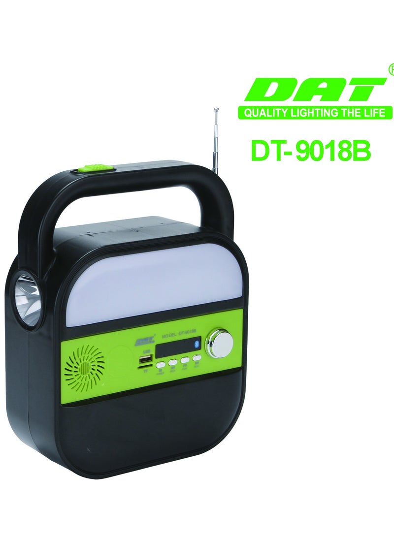 DAT Portable solar lighting system DC solar mini inverter solar fm radio solar emergency light led camping light - Image 3