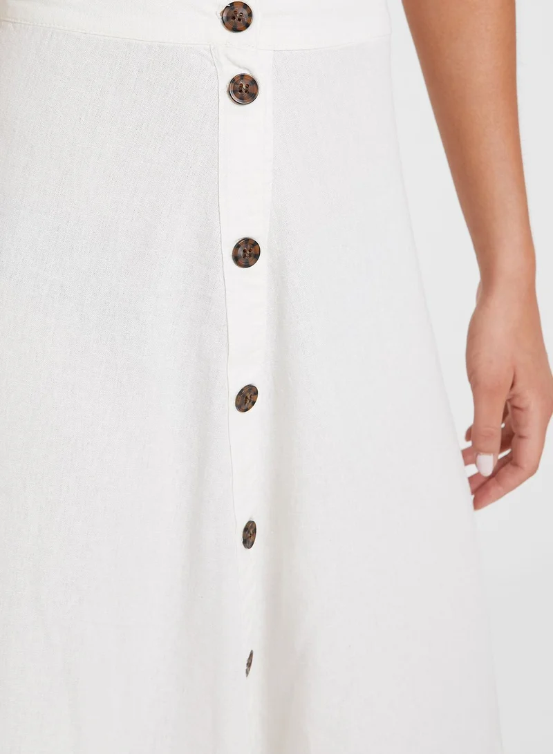 Jacqueline de Yong Button Through Skirt