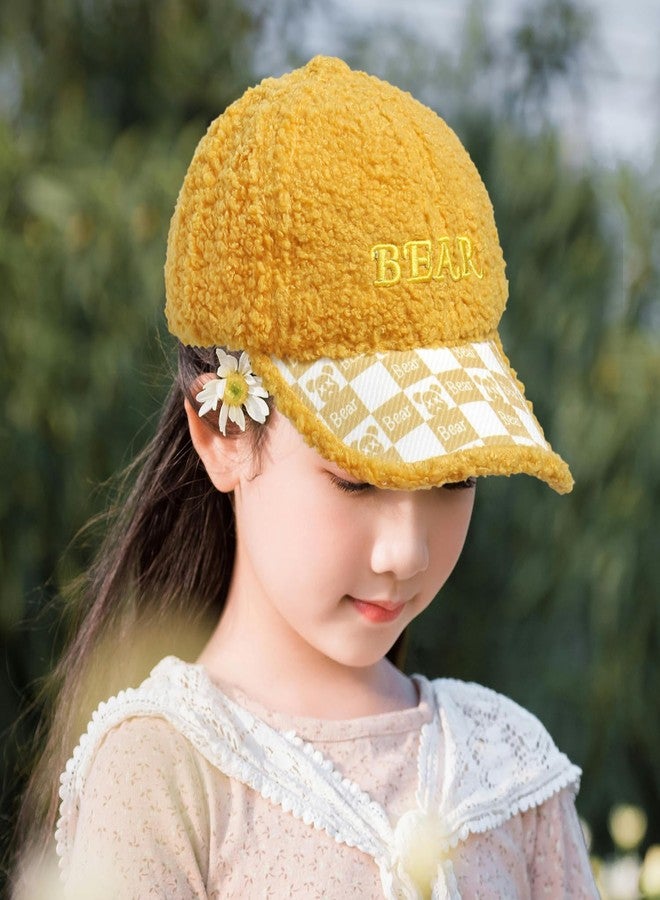 Richmen Cartoon Bear Baby Cap Baby Hat for Boys Girls Kids Baseball Cap Children Toddler Hats Bonnet Infant Accessories (in, Age, 6 Years, C Yellow) - Image 2