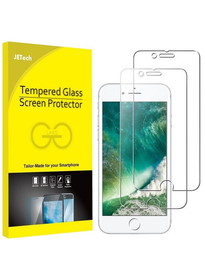 Jetech Screen Protector For Iphone 7 8 4.7 Inch Tempered Glass Film 2 Pack - Image 1