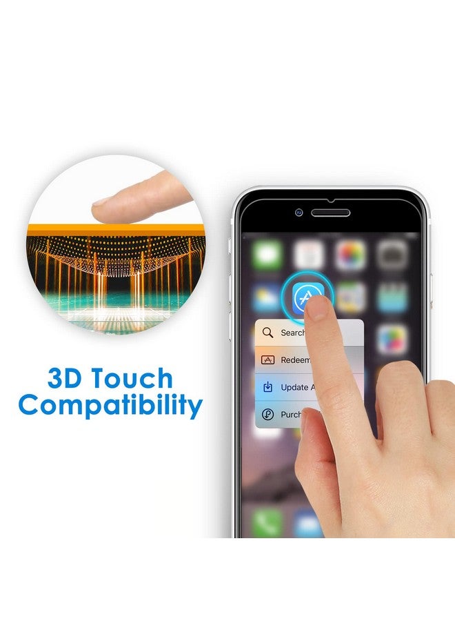 Jetech Screen Protector For Iphone 7 8 4.7 Inch Tempered Glass Film 2 Pack - Image 5