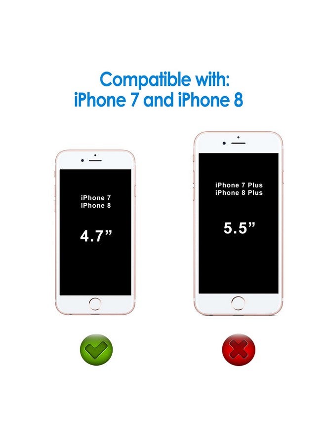 Jetech Screen Protector For Iphone 7 8 4.7 Inch Tempered Glass Film 2 Pack - Image 2