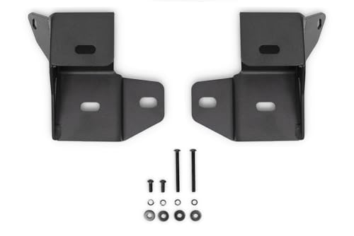 DV8 Offroad 50" Light Bar Mount for 2018-2026 Jeep Wrangler JL & 2020-2026 Gladiator JT | Optional 3" Pod Light Mounts | Sleek Low-Profile Design | Black Powder Coat (A-Pillar Dual Light Pod Mounts) - Image 1