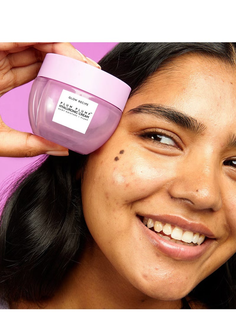 GLOW RECIPE Plum Plump Hyaluronic Cream 50ml - Image 4