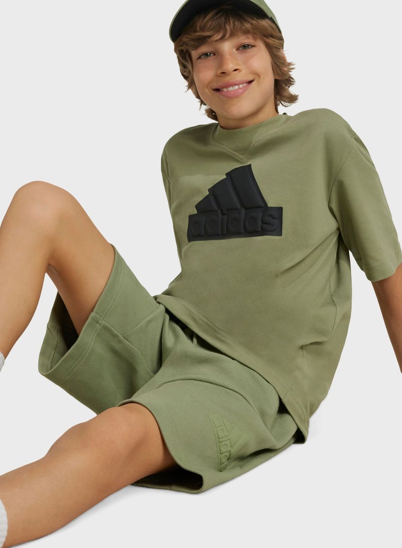 Adidas Youth Future Icon Logo T-Shirt - Image 5