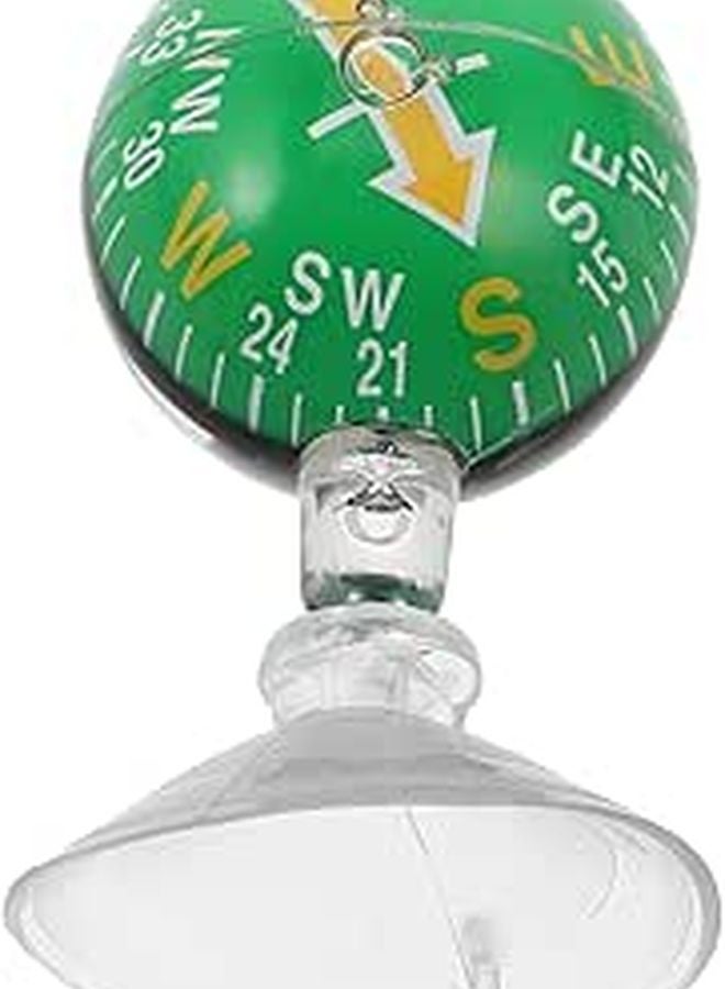 Suction Cup Dashboard Compass For Car Boat Navigation 38mm Plastic Outdoor Driving Hiking - Image 1