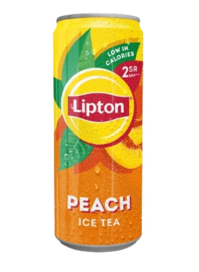 Lipton Ice Tea Peach Can 240ml - Image 1