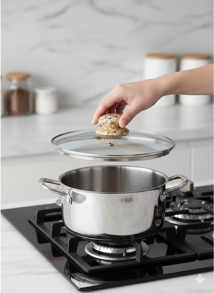 مقبض غطاء حلة بديل عالمي ومقبض قدر مقاوم للحرارة (تصميم رخامي/نقوش عصرية) – مقبض غطاء سهل الإمساك للأغطية الزجاجية والمعدنية وجميع أواني الطبخ – طقم استبدال متين بمسامير وغسالات (جوانات) – أدوات مطبخ أساسية - عبوة من 3 قطع - Image 5