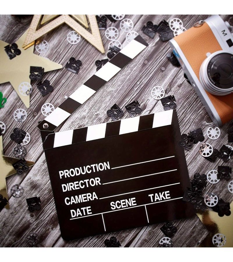 Director Film Shoot Cardboard Slate Prop 1pc For Scene Editing - Image 1