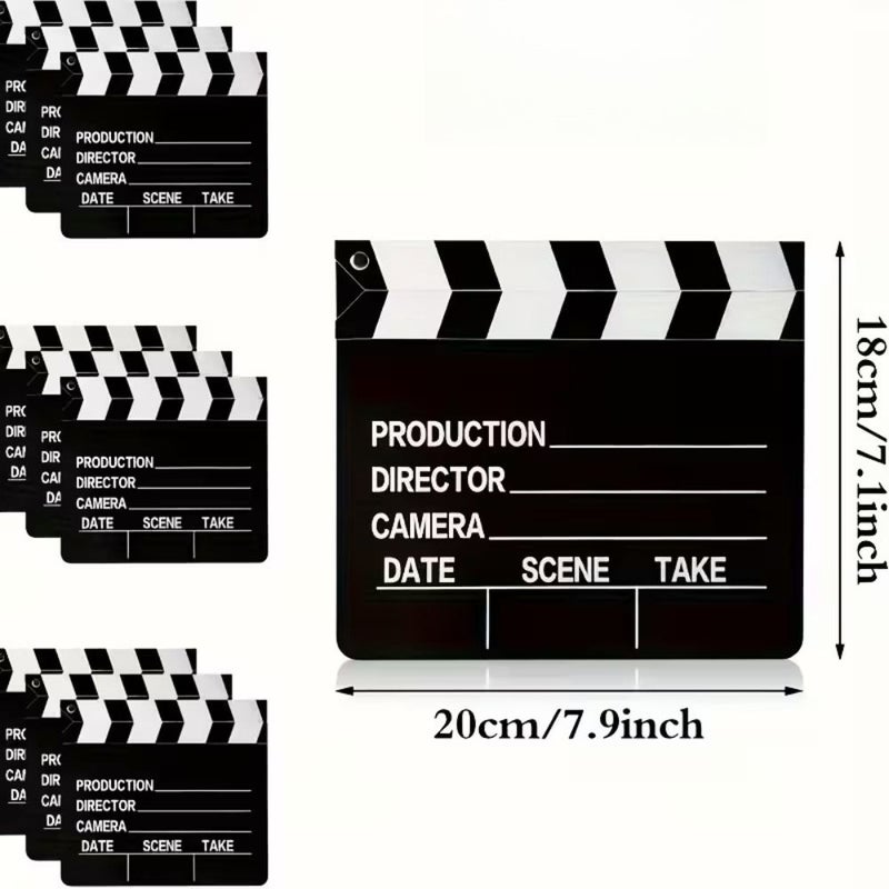Director Film Shoot Cardboard Slate Prop 1pc For Scene Editing - Image 5
