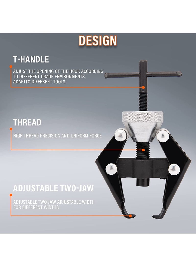 Zikra Battery Terminal and Battery Terminal Puller, Windshield Wiper Arm Removal Tool Heavy-Duty Arm Bearing Remover Puller Repair Tool Kit 6-28 mm - Image 4