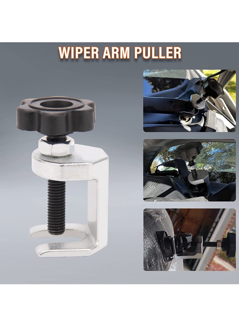 Zikra Battery Terminal and Battery Terminal Puller, Windshield Wiper Arm Removal Tool Heavy-Duty Arm Bearing Remover Puller Repair Tool Kit 6-28 mm - Image 5