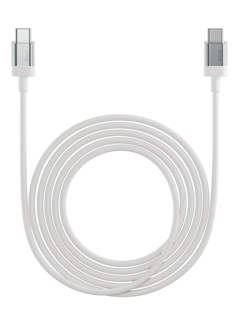 Nothing Cable C-c 100 Cm White - Image 1
