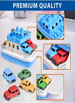 Toy Boat Bath Toys for Toddlers with 4 Mini Car Toys, Kids Water Toys Ferry Boat for Bathtub Bathroom Pool Beach Toys, Birthday Gifts - pzsku/Z502D66B571F946B890E7Z/45/_/1686916948/ff54455f-99ae-4b2c-a869-cf146ae44183