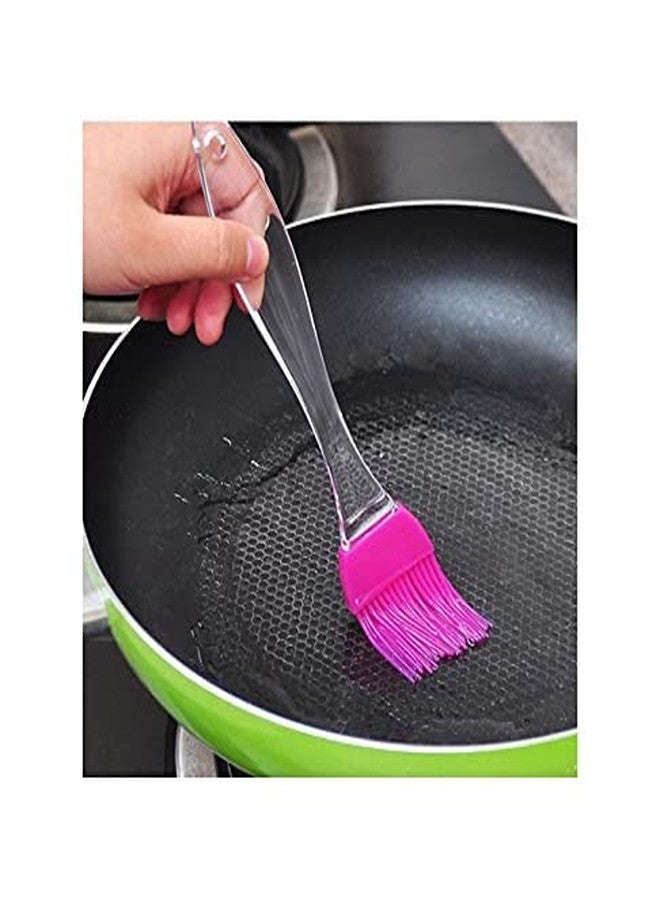 skyeel Flat Pastry Brush | Multi-Purpose Silicone Durable Easy Use | Oil Cooking Brush for Grilling, Tandoor, Cooking, Baking, BBQ | Brush for Cooking | Cooking Tools | Multicolor (5) - Image 4