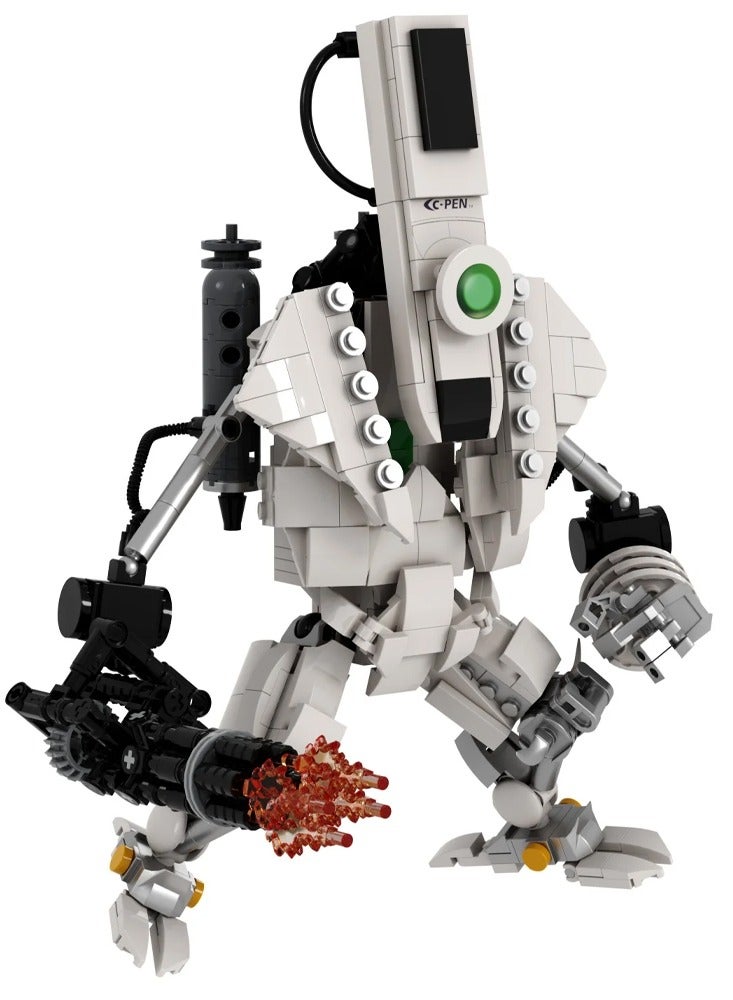 Furtey Skibidi Toilet Man Toy Building Blocks 540 Pcs Multiverse Big Point Reading Robot Toy Ideas Toys Battle Horror Game Model Ideas Toys Gifts for Adult & Kids  - Image 2