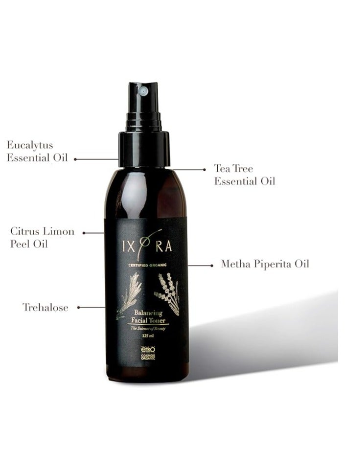 Ixora Balancing Facial Toner - For Oily skin Enriched with Tea Tree Essential Oil - balances your skin’s Ph level - 125ml - Image 4