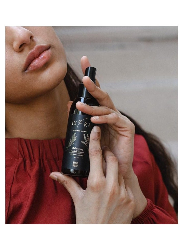Ixora Balancing Facial Toner - For Oily skin Enriched with Tea Tree Essential Oil - balances your skin’s Ph level - 125ml - Image 2