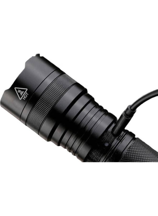 SupFire L8-G P90 High-Intensity Flashlight, Fixed Focus Long-Range Usb Rechargeable, Portable For Home Use, Outdoor Cycling Emergency Light - Image 1