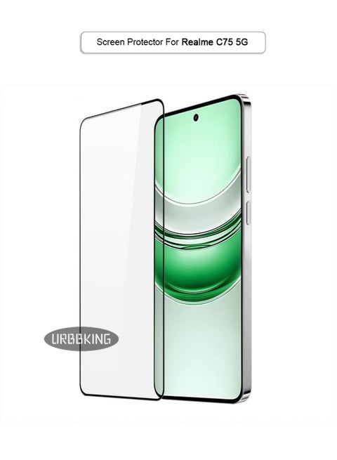 Tempered Glass Screen Protector Compatible for Realme C75 5G