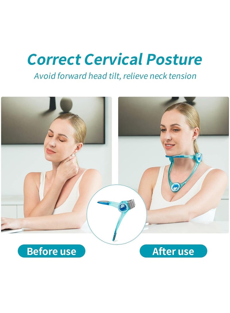 HW Neck Corrector,Neck Stretcher,Neck Brace,TERRIFI 360 Degree Adjustable Cervical Collar,Relieve Pressure in Spine and Preventing Neck Cervical,Neck Posture Corrector - Image 3