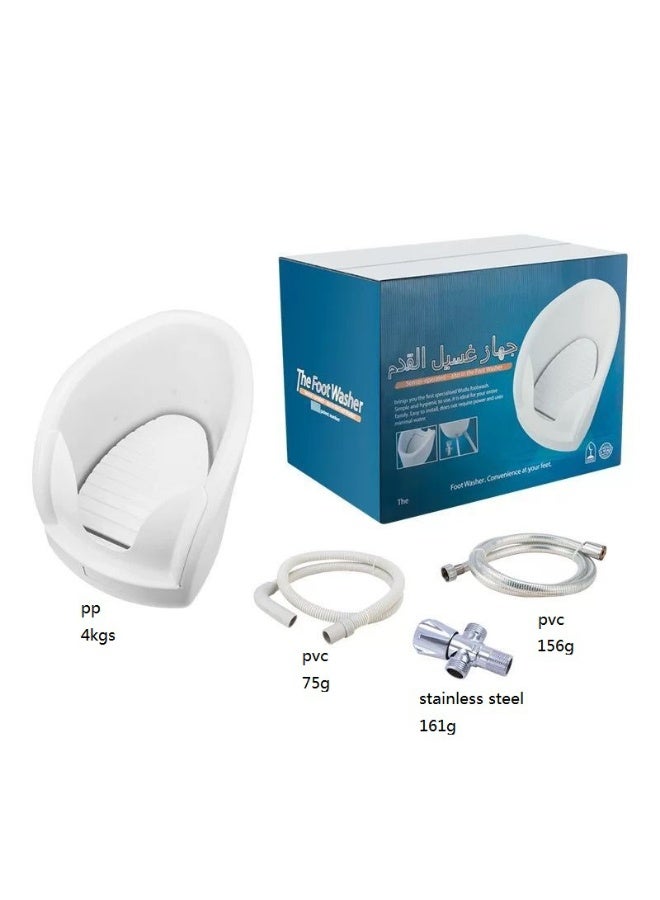 ناكسي فلاي غسالة قدم أوتوماتيكية للوضوء مع ملحقاتها نموذج غسالة قدم للوضوء غسالة قدم للوضوء نموذج غسالة قدم بلاستيكية أوتوماتيكية محمولة - Image 3
