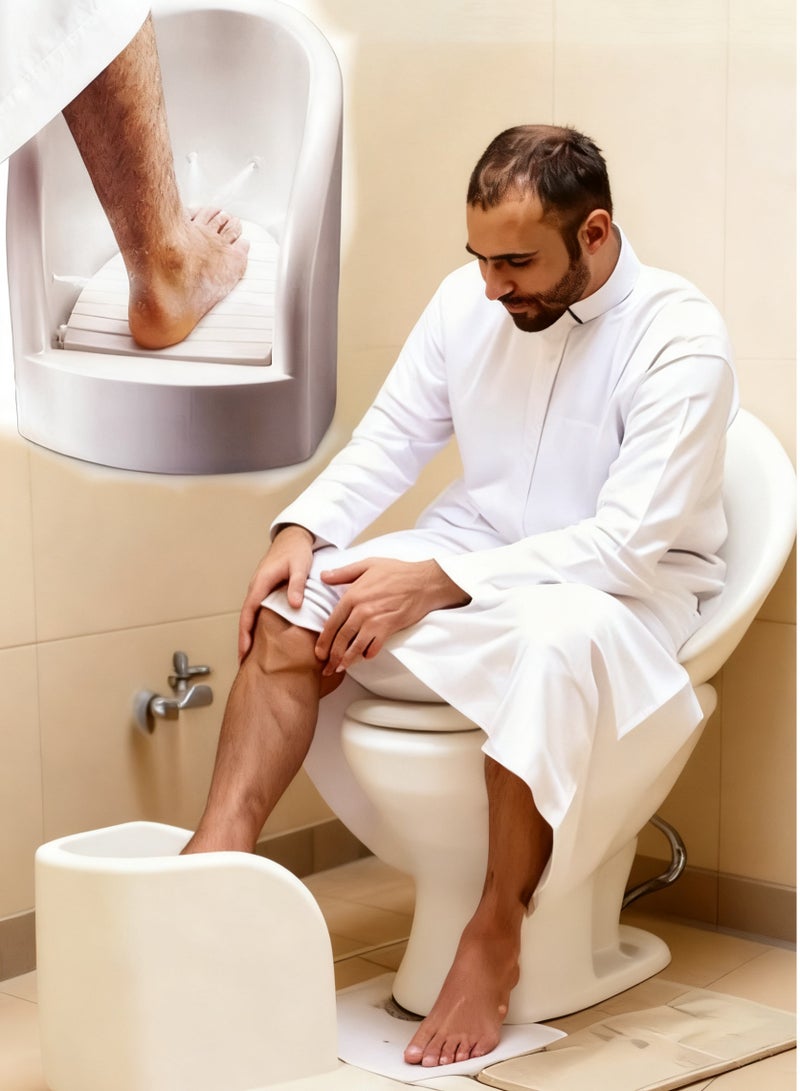 ناكسي فلاي غسالة قدم أوتوماتيكية للوضوء مع ملحقاتها نموذج غسالة قدم للوضوء غسالة قدم للوضوء نموذج غسالة قدم بلاستيكية أوتوماتيكية محمولة - Image 1