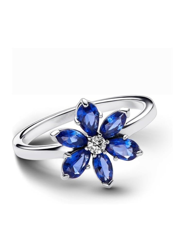 Pan Home A sparkling blue ring suits most girls - Image 4