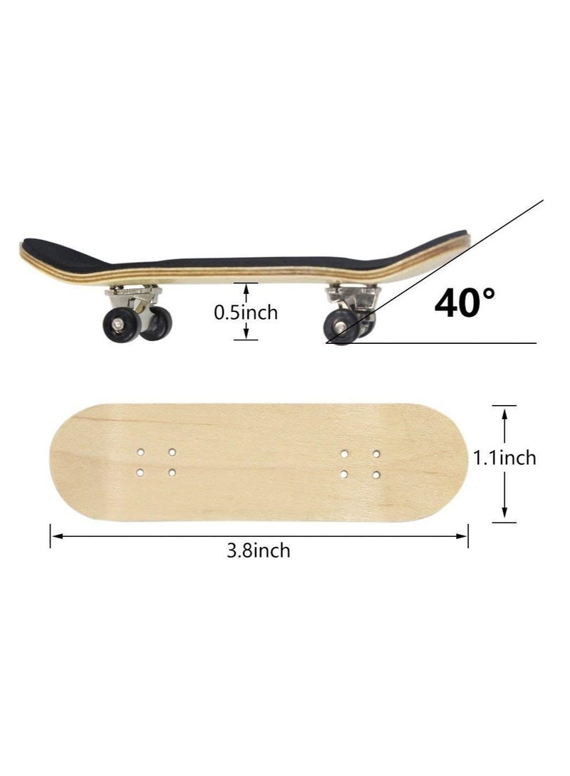 KASTWAVE Finger Skateboard, Alloy Mini Skateboard Deck with Pro Fingerboard Tools and Anti-Slip Pu Pad, Pressure Gifts for Children Teens Adults (Red) - Image 4