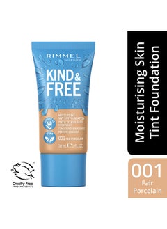 RIMMEL LONDON Kind & Free Foundation - 001 - Fair Porcelain, 30ml  - Image 2