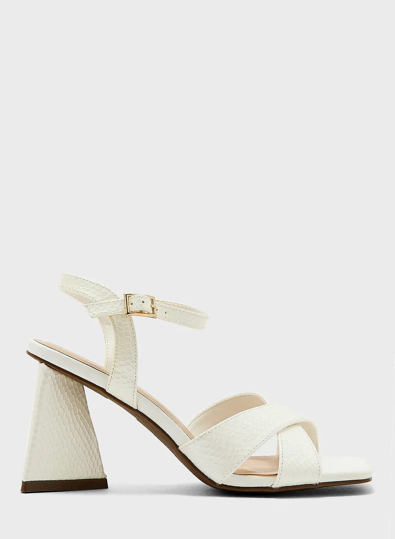 MENBUR Ankle Strap High Heel Sandals