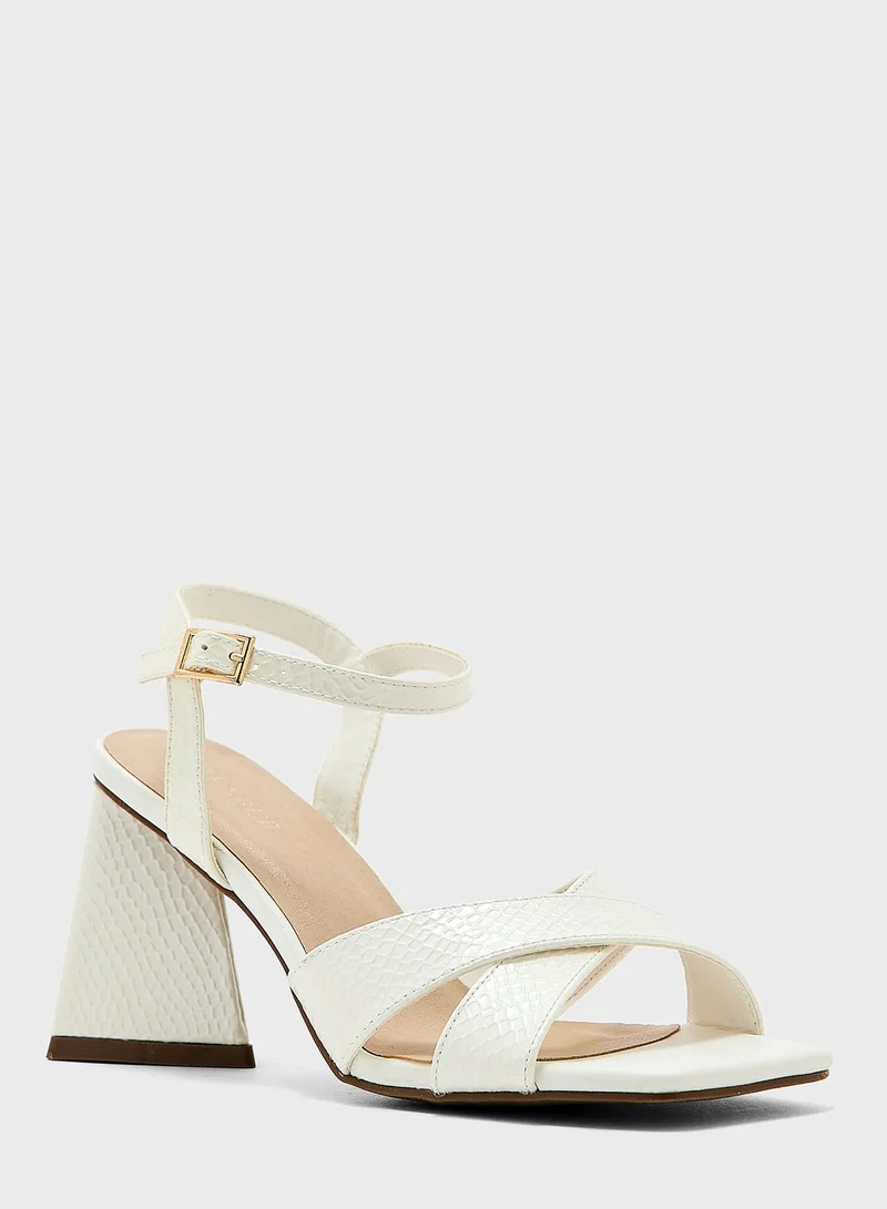 MENBUR Ankle Strap High Heel Sandals