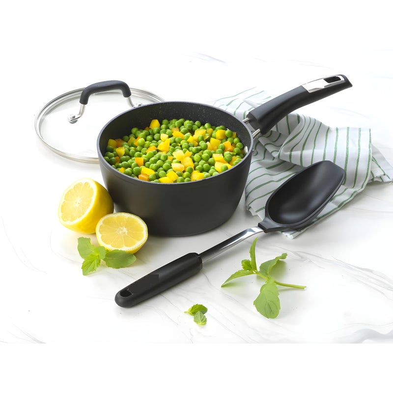 Bexter Everyday 13-Inch Flat Edge Basting Spoon â€“ Heat Resistant Nylon Head (Safe to 400Â°F) with Stainless Steel Connection â€“ Safe for Nonstick & Ceramic Cookware, Durable Kitchen Spoon - Image 5