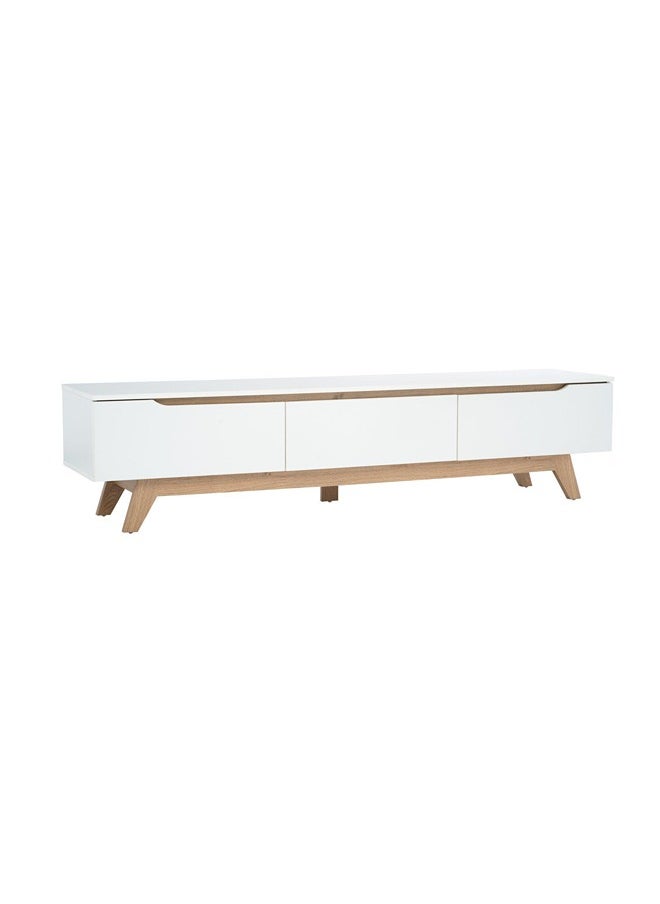Homez - TV Table W180 D40 H48 White - Image 1