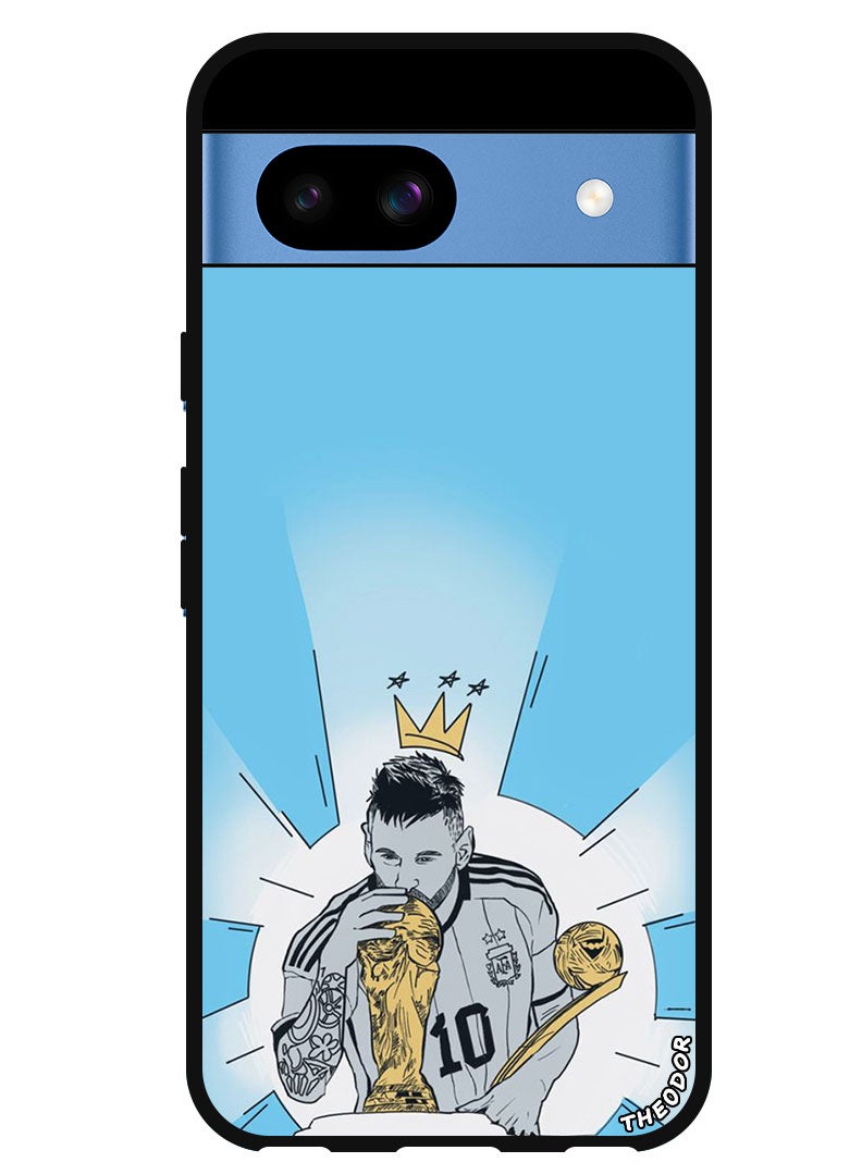 Theodor Protective Case Anti Scratch Shock Proof Bumper Cover For Google Pixel 8a Messi Kiss WC - Image 1