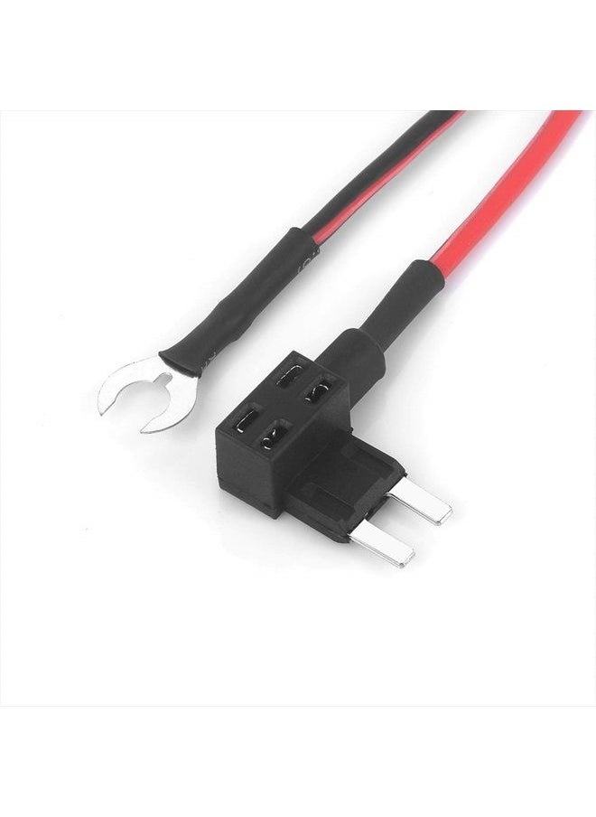 Jtron - Car Cigarette Lighter,Jtron 1set 1m Car Cigarette Lighter Adapter Add-a-Circuit TAP Adapter Lead 1.0mm Cable with 12V Fuse Holder for Micro/Mini/Standard ATM APM Blade Fuses (Small) - Image 1
