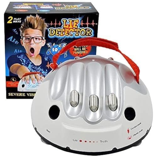 JULAN Upgrade Micro Electric Shocking Lie Detector Tricky Novelty Game Interesting Polygraph Test Truth Or Dare Game for Party Analyzer Consoles Gifts - Image 1